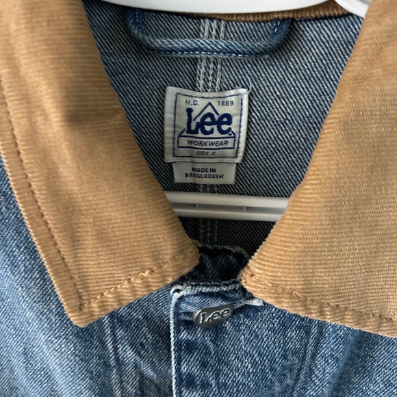 Men's Lee Chore Jean Jacket w/Corduroy Collar - Picture 3 of 4